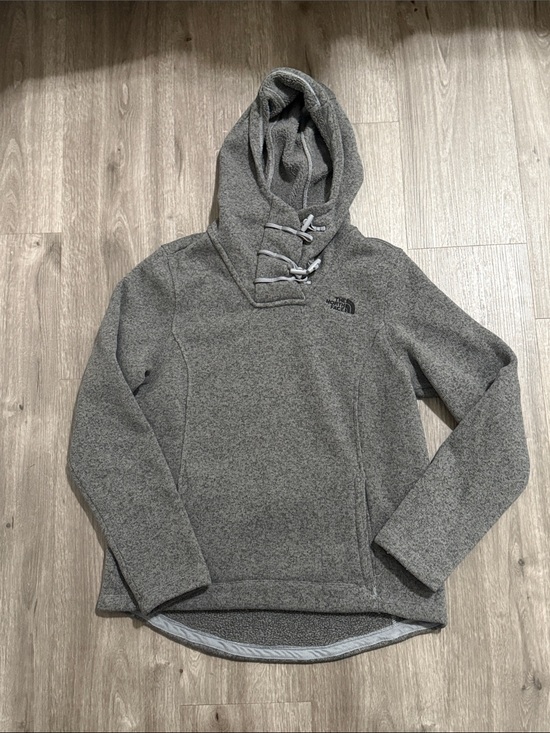 The North Face Other - The North Face Gray Hooded Fleece Pullover